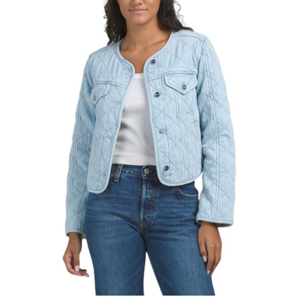 PAIGE Jayla Cropped Quilted Jacket - Picture 1 of 2